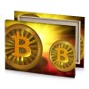 a bit coin with golden on it khaki canvas - Image 4