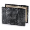 a black and white background with gry texture taupe canvas - Image 4