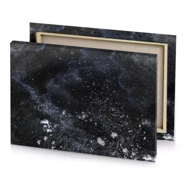 a black and white plate with smoky canvas - Image 4