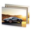 a black sports car parked on road champagne canvas - Image 4