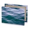 a close up of the water with small wave blue sapphire canvas - Image 4