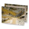 a dirt path leading to rocky mountain copper canvas - Image 4