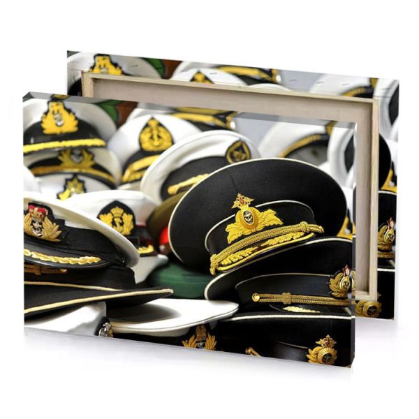 a pile of hats golden rod canvas - Image 4
