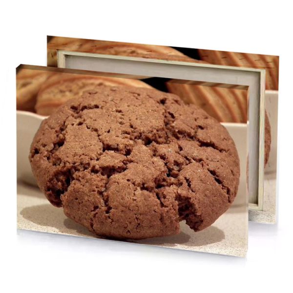 a plate of cookies rosy brown canvas - Image 4