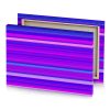 a purple and blue striped background phlox canvas - Image 4