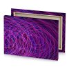 a purple and blue swirl background dark magenta canvas - Image 4