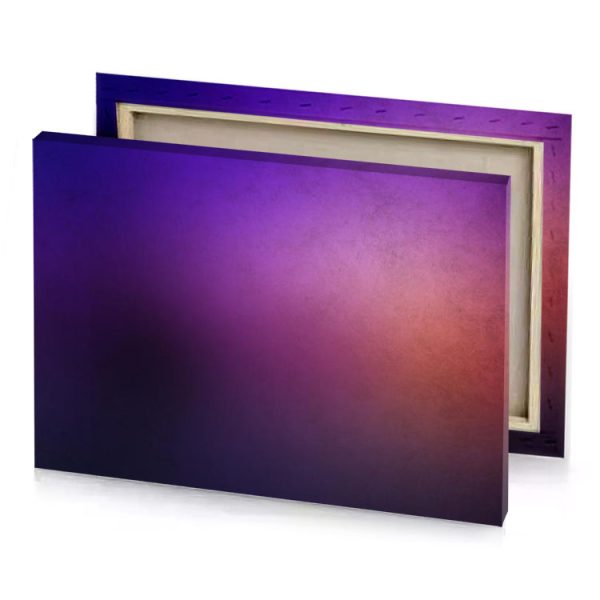 a purple and red background with black garnet canvas - Image 4