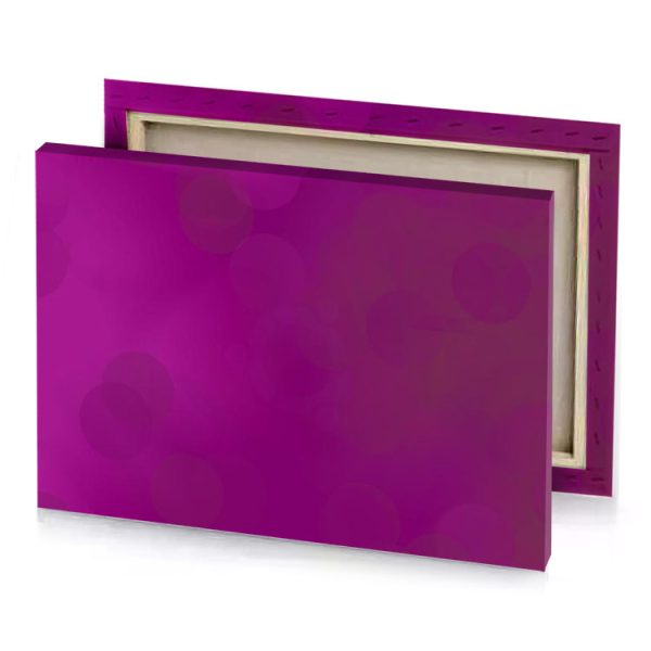 a purple background with circles canvas - Image 4