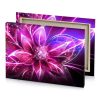 a purple flower with pink and lights deep cerise canvas - Image 4