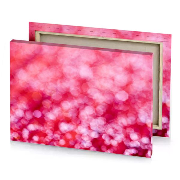 a red and pink background with blur effect hot canvas - Image 4