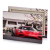 a red ferrari car parked in front of building lust canvas - Image 4