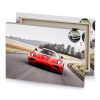 a red sports car driving down road lust canvas - Image 4