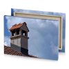 a red tiled roof manatee canvas - Image 4