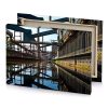 a reflection of building dark khaki canvas - Image 4