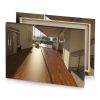 a room with wooden floor and white wall pearl canvas - Image 4