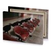 a row of chairs bistre canvas - Image 4