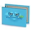 a sad blue wallpaper with green leaf maximum canvas - Image 4