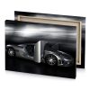 a silver car driving through tunnel taupe canvas - Image 4