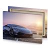 a silver lamb concept car parked on road dark slate blue canvas - Image 4