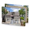 a small building with flag on the roof manatee canvas - Image 4