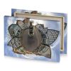 a small planet with building and clock dim gray canvas - Image 4
