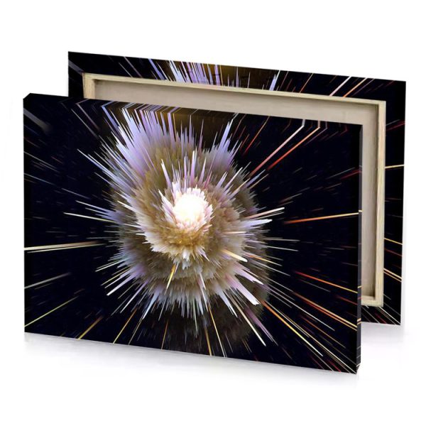 a star burst in the night sky camouflage green canvas - Image 4