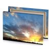 a sunset in the middle of field manatee canvas - Image 4