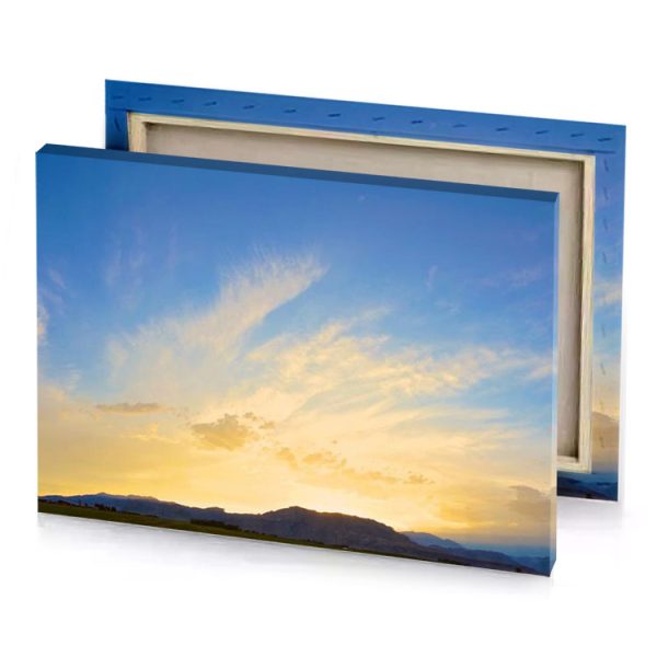 a sunset in the mountains navajo white canvas - Image 4