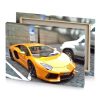 a toy car is parked on the street moccasin canvas - Image 4