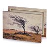 a tree on hill silver canvas - Image 4