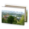 a view of city from hill zinnwaldite brown canvas - Image 4
