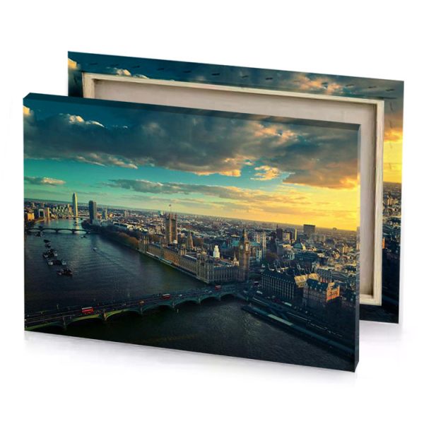 a view of london from the shadoe tan canvas - Image 4
