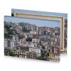 a view of the city tbilisi gray canvas - Image 4