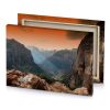 a view of the grand canyon in zion taupe canvas - Image 4