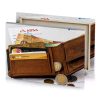 a wallet with credit card and coins peru canvas - Image 4