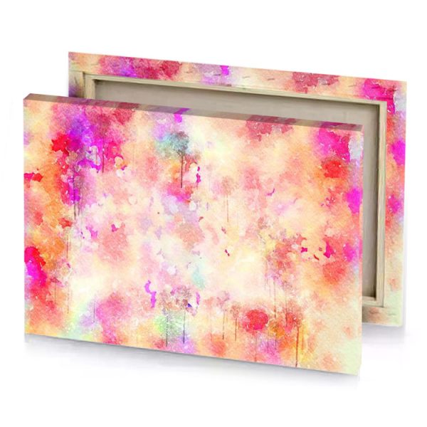 a watercolor painting of colorful background champagne canvas - Image 4