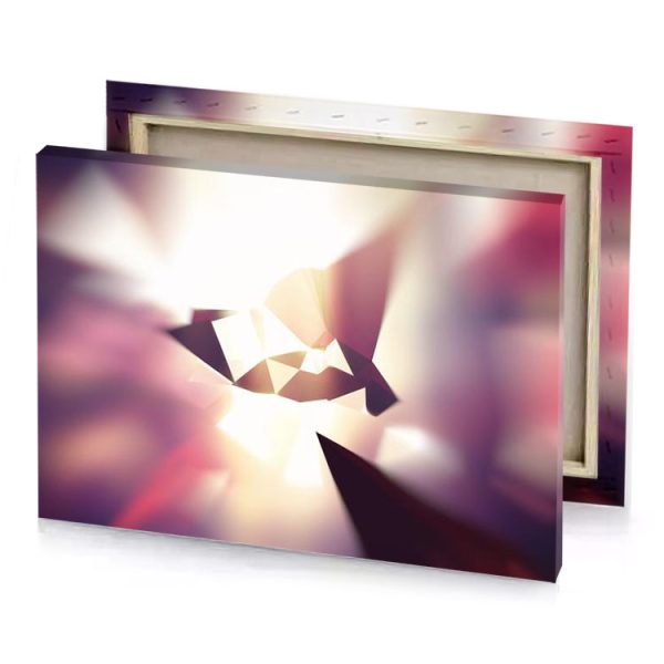 a white and red object with light coming out champagne canvas - Image 4