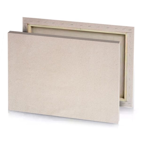 a white background with brown border thistle canvas - Image 4