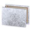 a white background with frosty patterns manatee canvas - Image 4