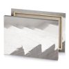 a white brick with shadow on it smoke canvas - Image 4