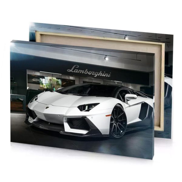 a white lamb platinum canvas - Image 4