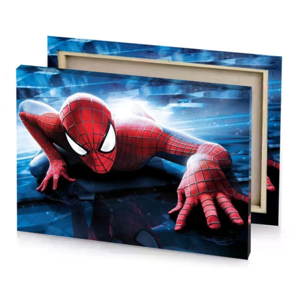 spiderman wallpapers burgundy canvas - Image 4