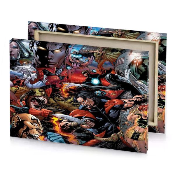 the cover of new x men 1 brown canvas - Image 4