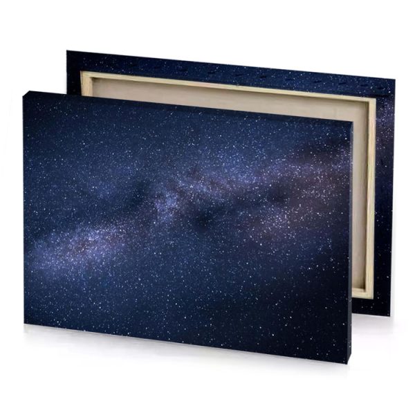the milky and in night sky charcoal canvas - Image 4
