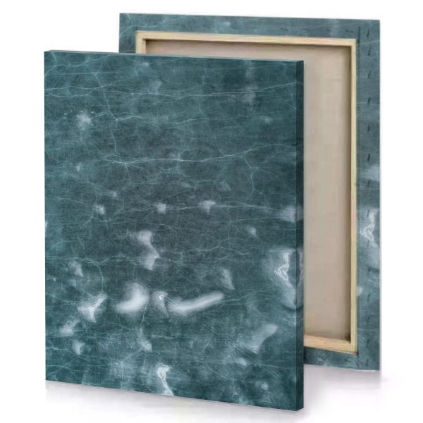 a black and white marble floor with dim gray canvas - Image 4