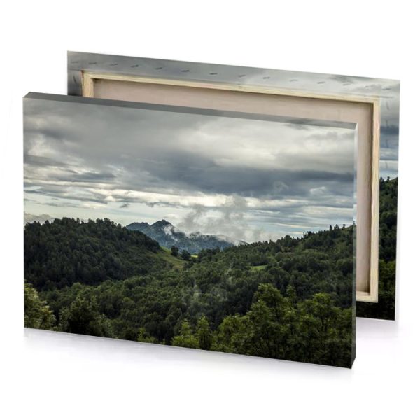 a cloudy sky bistre canvas - Image 4