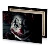 a clown with red hair and blue eyes manatee canvas - Image 4