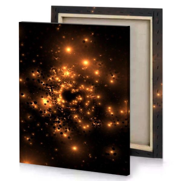 a cluster of stars in the constellation sepia canvas - Image 4