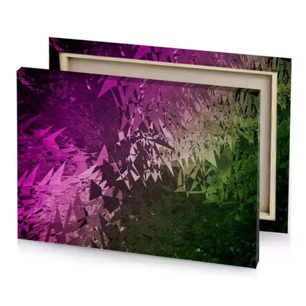 a colorful abstract background with broken glass garnet canvas - Image 4