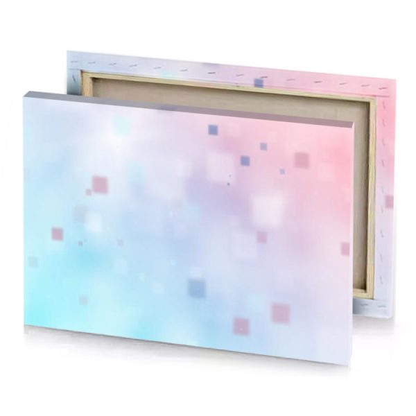 a colorful background with squares and light steel blue canvas - Image 4